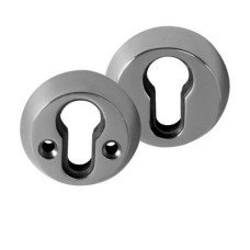 ERA High Security Escutcheon - 50mm Diameter - Euro - Chrome Effect - Pair ERA High Security Escutcheon - 50mm Diameter - Euro - Chrome Effect - Pair