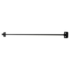 Exel Wardrobe Door Belt / Tie Rail - 380 x 30 x 21mm - Black