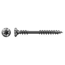 SPAX T-Star Plus Facade Torx Countersunk Wood Screws - Blax A2 Steel - 4.5 x 70mm - Pack of 100 SPAX T-Star Plus Facade Torx Countersunk Wood Screws - Blax A2 Steel - 4.5 x 70mm - Pack of 100