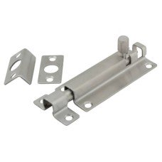 Hampstead Straight Barrel Bolt - 150 x 38mm - Satin Stainless Steel