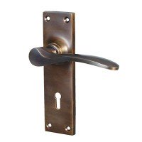 Hampstead Antique Bronze Keyhole Lock Do...