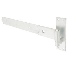 Heavy Duty Hook & Band Gate Hinge - 450 x 50mm - Galvanised - Pair