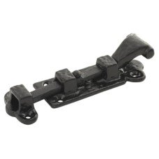 Elan Blacksmith Straight Barrel Bolt - 112 x 31mm - Metalised Antique Black Iron