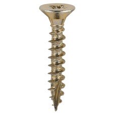 TIMCO Classic Pozi Countersunk Wood Screws - 5.0 x 30mm - Yellow Zinc - Pack of 200