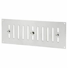 Exel Hit & Miss Vent - 242 x 89mm - Polished Stainless Steel