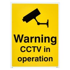 Exel CCTV In Operation Sign -300 x 400mm - Rigid Plastic