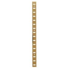 Exel Flat Bookcase Strip - 1829 x 19mm - Electro Brass Plated