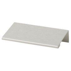 Exel Vora Lipped Edge Cabinet Pull Handle - 32mm Centres - Brushed Aluminium
