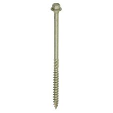 TIMCO Timber Frame Screws Hex Head - 6.7 x 125mm - Green - Pack of 50