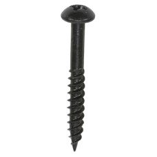 TIMCO Blackjax Pozi Round Head Wood Screws - 10 x 1 1/2