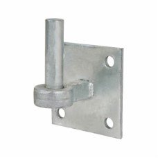 Medium Duty Hook on Square Plate - 19mm Pin - Galvanised - Pair