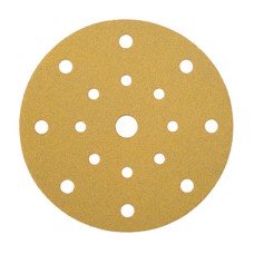 Mirka Gold Sanding Disc 17 Hole - 150mm Diameter - Grit 120 - Pack of 100 Mirka Gold Sanding Disc 17 Hole - 150mm Diameter - Grit 120 - Pack of 100