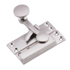 Exel Quadrant Arm Sash Window Fastener - 72 x 21mm - Satin Chrome