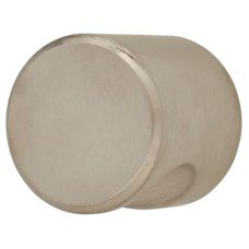 Exel Solid Turned Cylinder Cabinet Knob - 30mm Diameter - Satin Stainless Steel