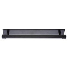 Frelan Hoxton Sturt Cabinet Handle on Fanshaw Backplate - 224mm Centres - Matt Black