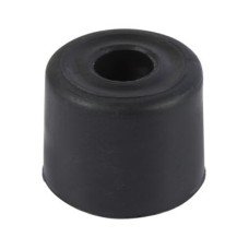 Exel PVC Floor Door Stop - 21 x 28mm - Black - Pack of 10
