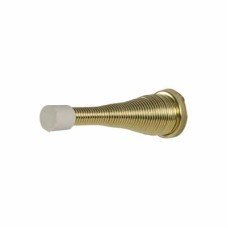 Exel Spring Projection Door Stop - 78mm Projection - Brass Plated - Pack of 10 Exel Spring Projection Door Stop - 78mm Projection - Brass Plated - Pack of 10