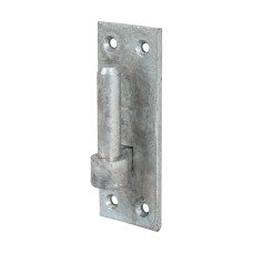 Medium Duty Hook On Plate - 12mm Pin - Galvanised - Pair