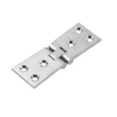 Counter Flap Hinge - 100 x 40 x 3mm - Satin Chrome - Pair