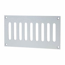 Exel Plain Slotted Vent - 165 x 89mm - 3040mm² Free Air Flow - Satin Aluminium