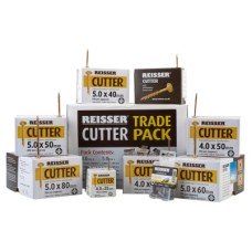 Reisser Cutter Pozi Countersunk Wood Screws Trade Pack - Yellow Zinc - Pack of 1600