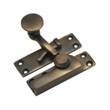 Exel Quadrant Arm Sash Window Fastener - 72 x 21mm - Antique Brass