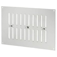 Exel Hit & Miss Vent - 242 x 165mm - Satin Chrome