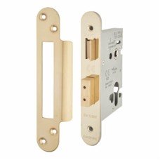 Hampstead Architectural Euro Profile Sashlock - 78mm Case - 57mm Backset - Radius - PVD Brass Hampstead Architectural Euro Profile Sashlock - 78mm Case - 57mm Backset - Radius - PVD Brass
