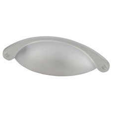 Exel Chest Cabinet Cup Handle - 64mm Centres - Matt Chrome