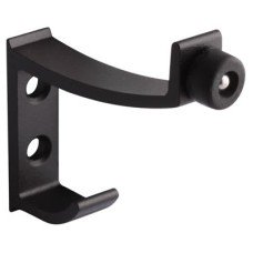 Premier Hat & Coat Hook - 12-13mm Panels - Black Textured