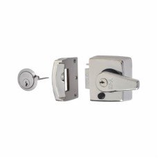 ERA Double Locking Nightlatch - 40mm Backset - Polished Chrome Case/Cylinder ERA Double Locking Nightlatch - 40mm Backset - Polished Chrome Case/Cylinder