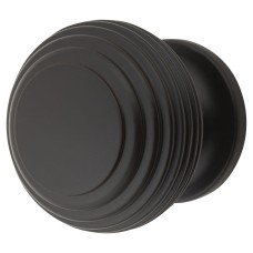 From The Anvil Beehive Round Cabinet Knob - 30mm Diameter - Aged Bronze