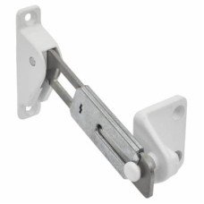 Surface Mounted uPVC/Timber Window Restrictor - 100 x 85mm - Right Hand - White