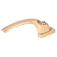 Hoppe uPVC/Timber Espagnolette Locking Multipoint Window Handle - Left Hand - Anodised Gold