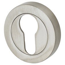 Serozzetta by Carlisle Brass Varese Escutcheon - 50mm Diameter - Euro - Satin Nickel