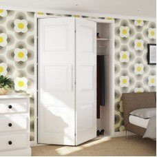 Bi-Folding Wardrobe Sliding Door Gear - 1500mm Track - 2 Doors Each Way - 27kg Max Door Weight