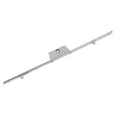 Avocet Single U-Rail Offset Espagnolette uPVC Window Lock - 400mm Length - 25mm Backset - 8mm Cam