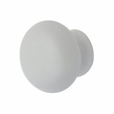 Hampstead Ceramic/Porcelain Round Cabinet Knob - 30mm Diameter - White