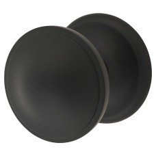 Heritage Brass by M Marcus Round Centre Door Knob - 81mm Rose Diameter - Matt Black Heritage Brass by M Marcus Round Centre Door Knob - 81mm Rose Diameter - Matt Black