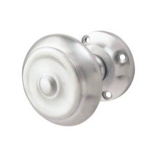 Heritage Brass by M Marcus Aylesbury Mortice Door Knob - 57mm Rose Diameter - Satin Chrome