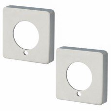 Jigtech Square Privacy Rose Cover - Polished Chrome