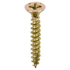 TIMCO Velocity Pozi Countersunk Wood Screws - 4.5 x 30mm - Yellow Zinc - Pack of 200