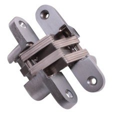 Exel Concealed Hinge - 94 x 18mm - Satin Chrome - Pair