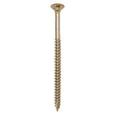 TIMCO Classic Pozi Countersunk Wood Screws - 6.0 x 100mm - Yellow Zinc - Pack of 100