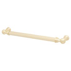 Exel Whitby Lines 10mm T-Bar Cabinet Pull Handle - 192mm Centres - Satin Brass
