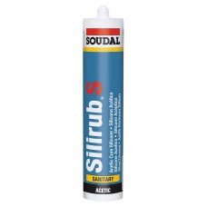 Soudal Silirub S Sanitary Silicone - 300ml - Clear