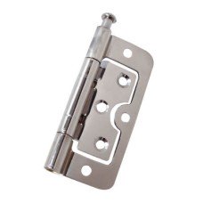 Loose Pin Hurlinge Cabinet Hinge - 75 x 55 x 1.5mm - Polished Chrome - Pair