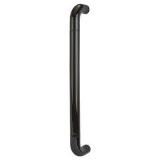 Hoppe AR602/600 Nylon D-Bar Door Pull Handle - Bolt Fix - 600mm c/c - Ebony Black