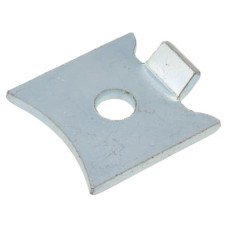Exel Standard Raised Bookcase Clip - Bright Zinc Plated - Pack of 10