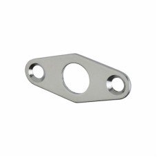 Budget Lock Escutcheon - 51 x 21mm - Satin Chrome